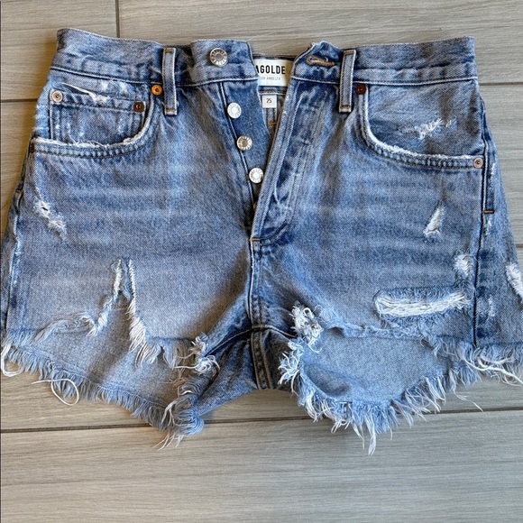 AGOLDE PARKER VINTAGE CUT OFF SHORT - Picture 5 of 5